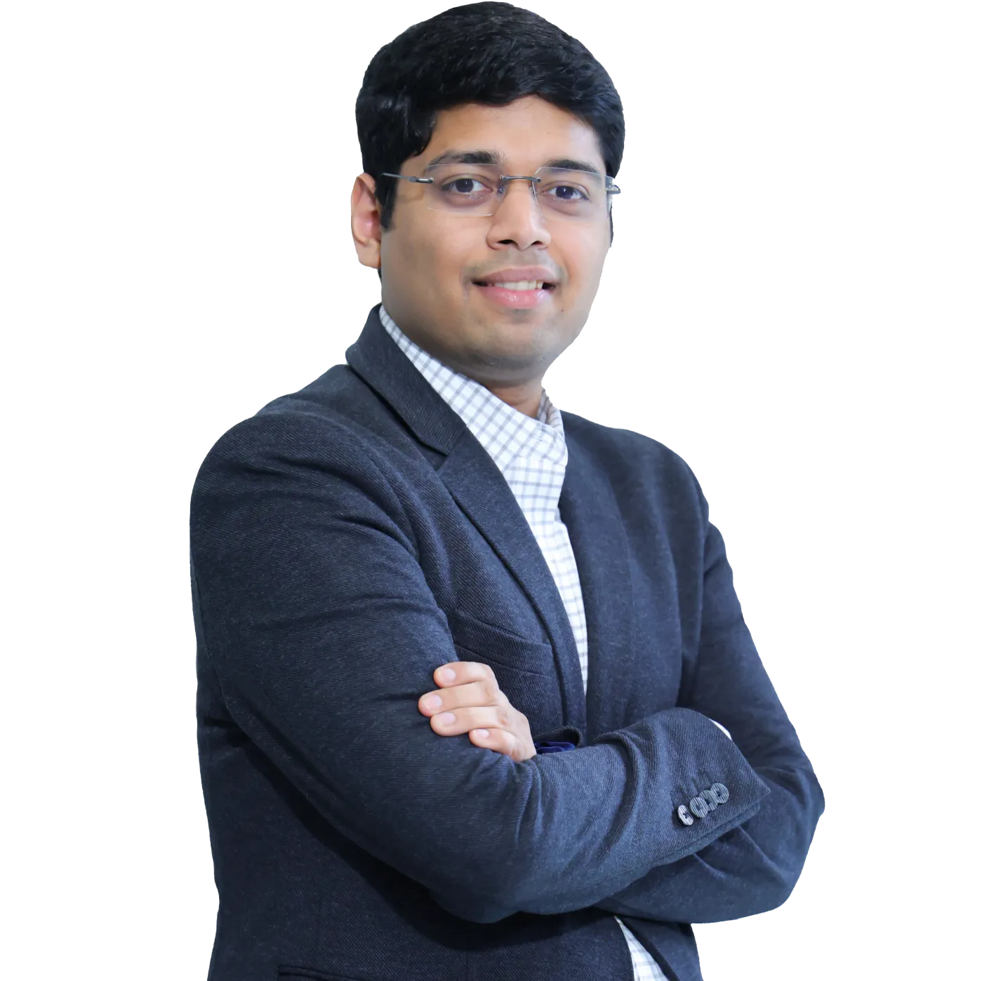 image of leader with grayish background
