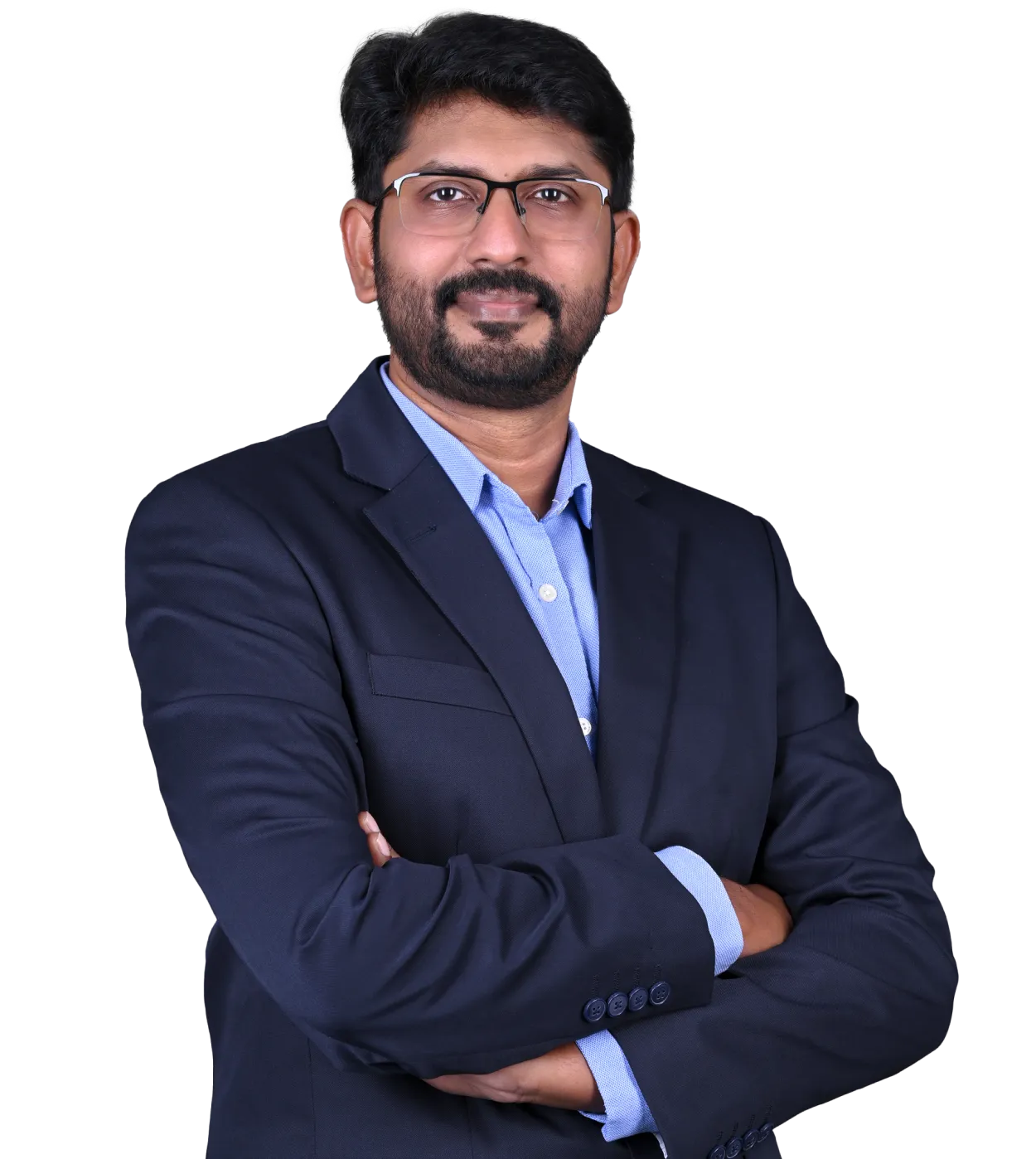 image of leader with grayish background