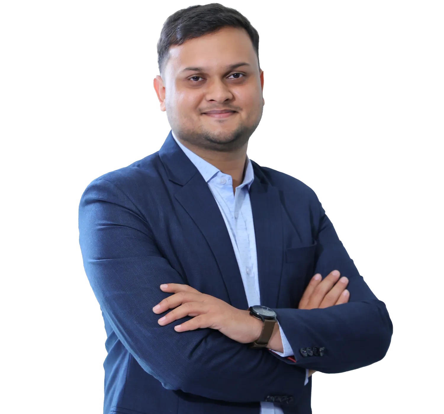 image of leader with grayish background